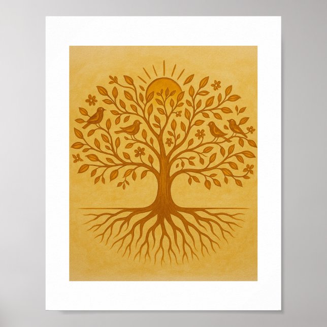 *Title:* *"Roots of Harmony – Handcrafted WaPoster Poster (Front)