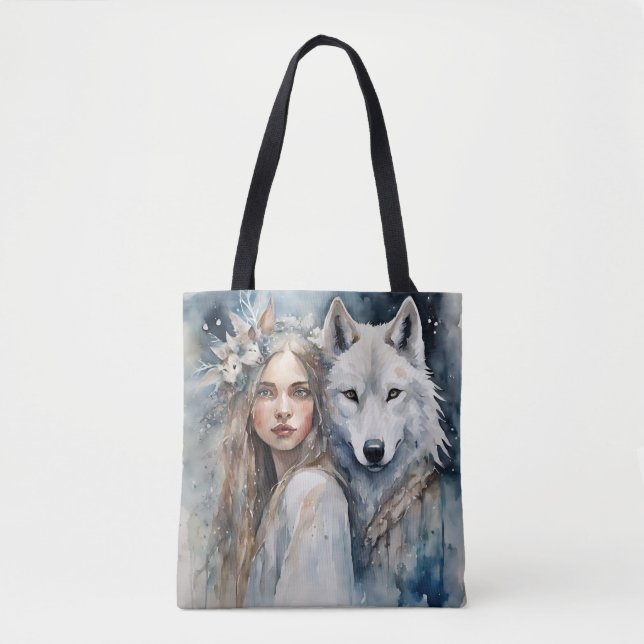 Title: "Slavic Mystery Tote Bag (Front)