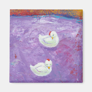 Titled:  Please Let Sleeping Chickens Lie Magnet