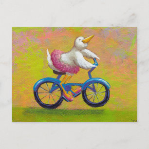 Titled:  Riding to the Recital - PERSONALIZE IT Postcard
