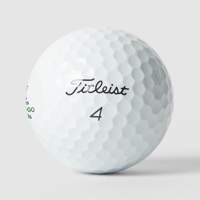 Titleist Pro V1 Custom Golf Balls - Add Name Logo (Logo)