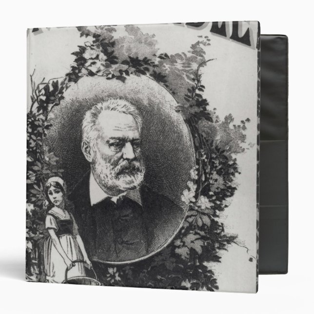 Titlepage first edition of 'Les Miserables' Binder (Front/Inside)