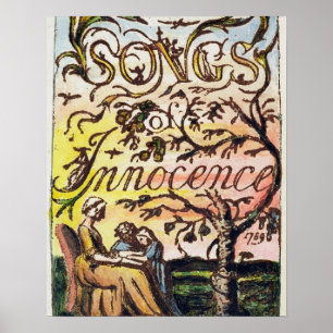 Titlepage from 'Songs of Innocence and of Experien Poster