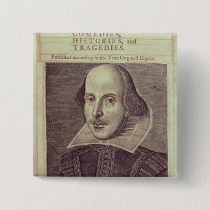 Titlepage of 'Mr. William Shakespeares 2 Inch Square Button