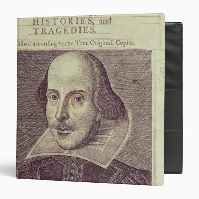 Titlepage of 'Mr. William Shakespeares Binder (Front/Inside)