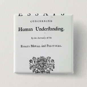 Titlepage of 'Philosophical Essays 2 Inch Square Button