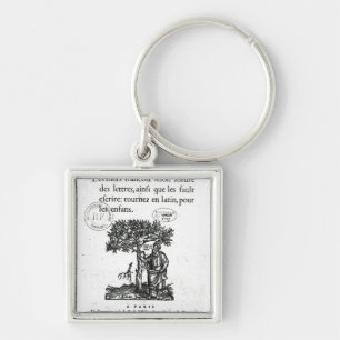 Titlepage of the first French-Latin dictionary Keychain