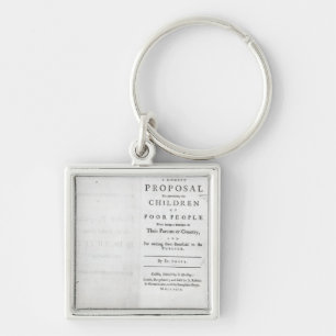 Titlepage to 'A Modest Proposal' Keychain