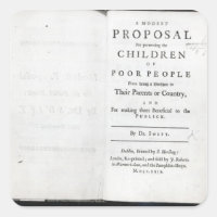 Titlepage to 'A Modest Proposal'