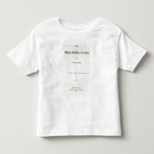 Titlepage to Die Traumdeutung by Sigmund Freud Toddler T-shirt