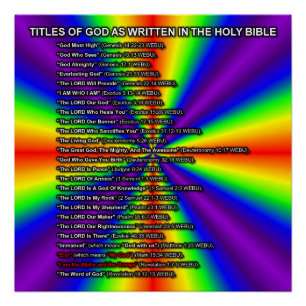 Titles Of God Poster
