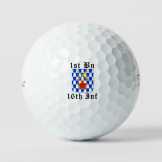 Titlist Golf Balls w/ 16th Infantry Military Crest