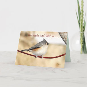 Titmouse card for any occasion