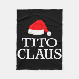 Tito Claus Christmas Family Matching Costume For M Fleece Blanket