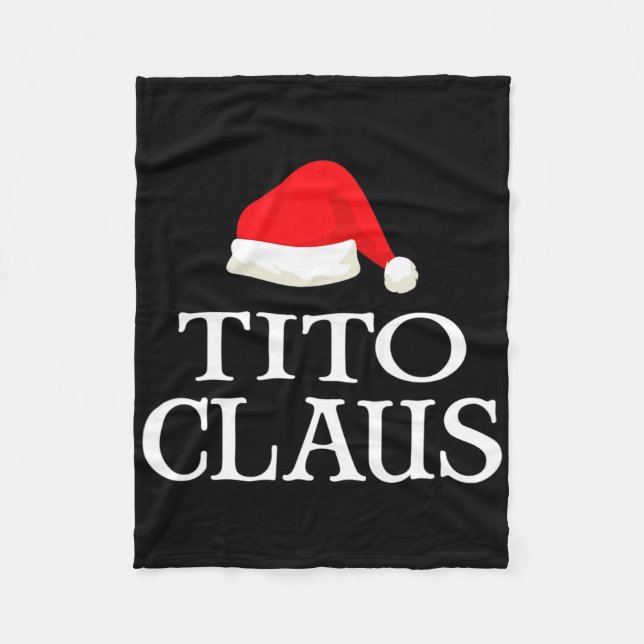 Tito Claus Christmas Family Matching Costume For M Fleece Blanket (Front)