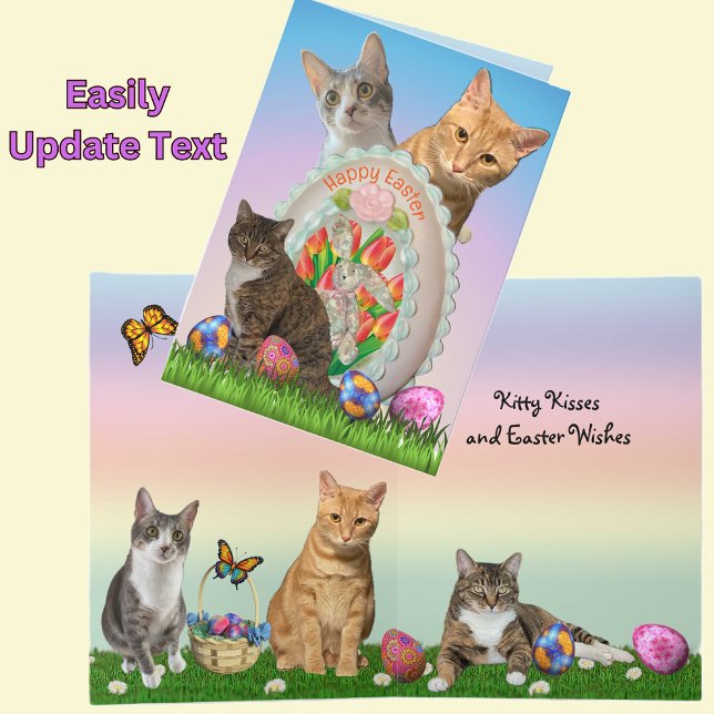Tito, Taz, Annie Cat Carte de voeux de Pâques (Créateur téléchargé)