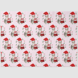 Tito the Cat's Pastel Christmas Tissue Paper