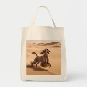 Titre : Afghan Hound Elegant Sac fourre-tout d'épi