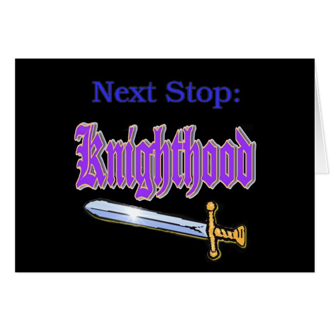 Titre de chevalier (Devant horizontal)