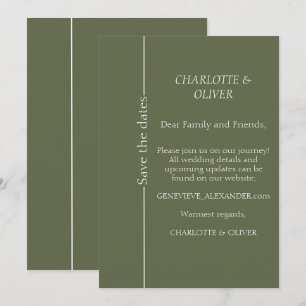 Titre : Élégante Carte de Mariage Moderne de Save