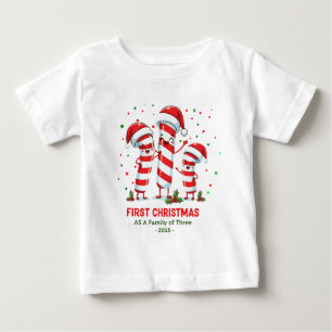 Titre optimisé : First Christmas As A Family Baby T-Shirt