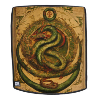 **Titre : *** Sac à dos d'impression de serpent ve