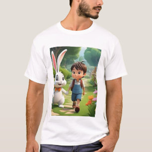 Titre  T-Shirt de personnage de dessin animé migno