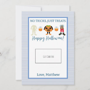 Titulaire de la carte cadeau Teacher Blue Hallowee
