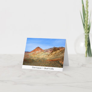 Titus Canyon, Death Valley Note Card