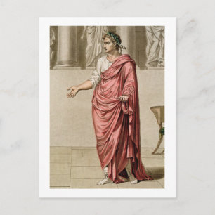 Titus, costume for 'Berenice' by Jean Racine, from Postcard