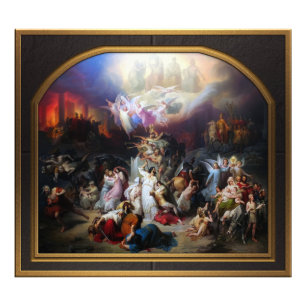 Titus destroying Jerusalem by Wilhelm von Kaulbach Photo Print
