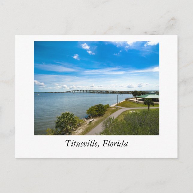 Titusville Florida Postcard (Front)