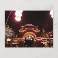 Tivoli Entrance Christmastime Copenhagen Denmark