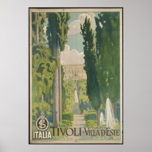 Tivoli Poster Vintage voyage et Imprimés rétros