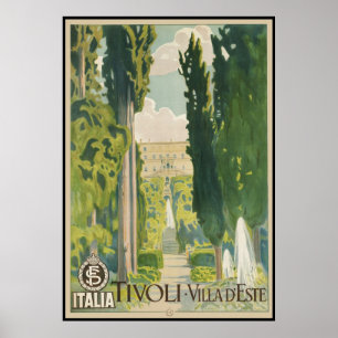 Tivoli Villa d'Este Poster