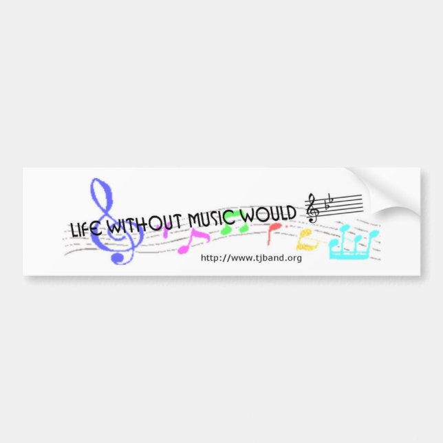 TJ Bumper 1 Sticker (Front)