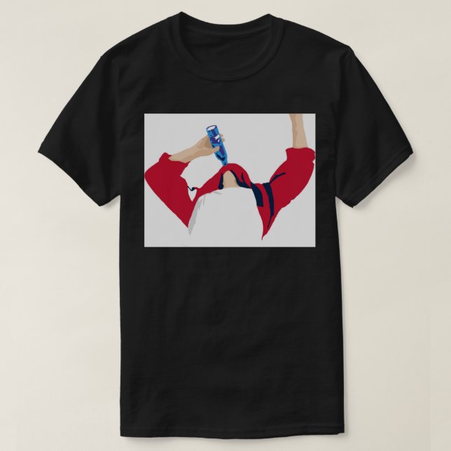 TJ Oshie Chug Poster T-Shirt (Design Front)