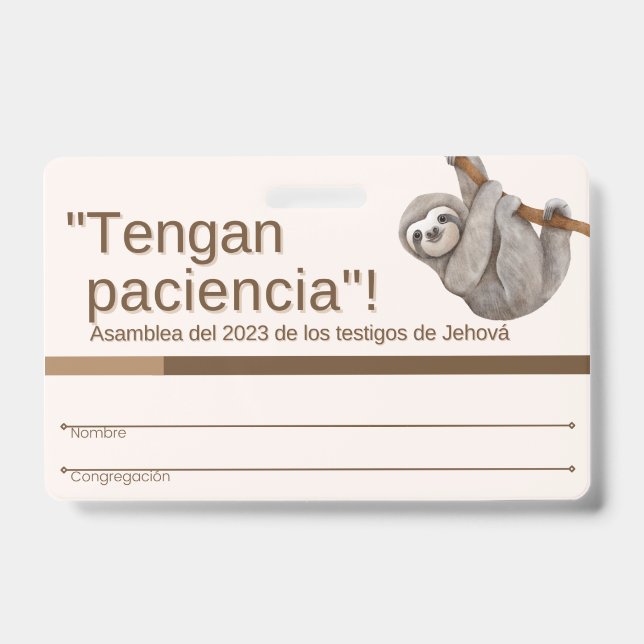 TJ Recuerdo de Insignia | Asamblea Regional 2023 Badge (Front)