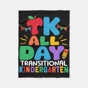 Tk All Day Transitional Kindergarten Teacher Schoo Fleece Blanket