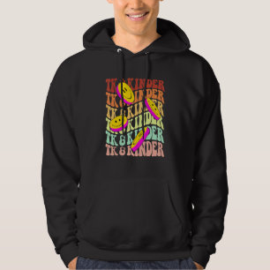 TK and Kinder retro smile face Back To School kind Hoodie
