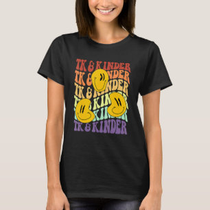 TK and Kinder retro smile face Back To School kind T-Shirt