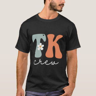 Tk Crew Retro Groovy Vintage Women Happy First Day T-Shirt