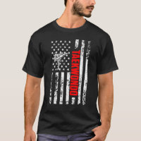 TKD US American Flag Sports Patriotic Taekwondo