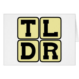 TLDR Trop Long Pas Lu TL;DR Acronyme Internet