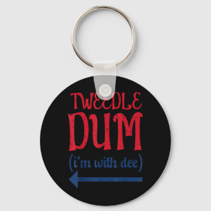 Tle Dum With Dee Halloween Matching Costume Men Keychain