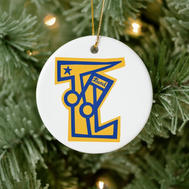 TLHS Class of 1969 Band Letters Ceramic Ornament (Tree)