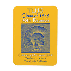 TLHS Class of 1969 Trojan Spirit 50th Reunion Magnet