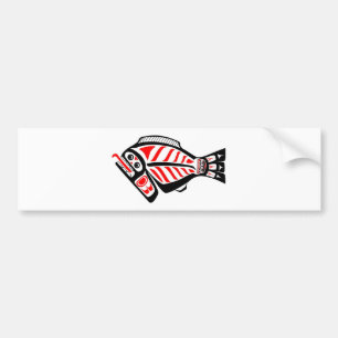 Tlingit Halibut Bumper Sticker