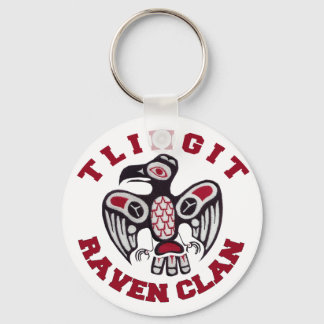 Tlingit Raven Clan Keychain