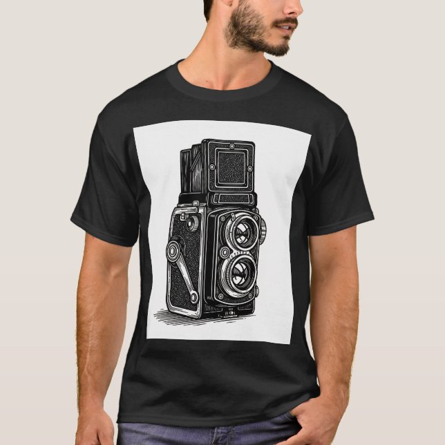 TLR camera t-shirt (Devant)